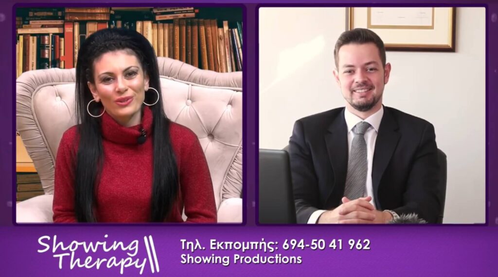 Ο δικηγόρος Παναγιώτης Οικονόμου σε τηλεοπτική του συνέντευξη